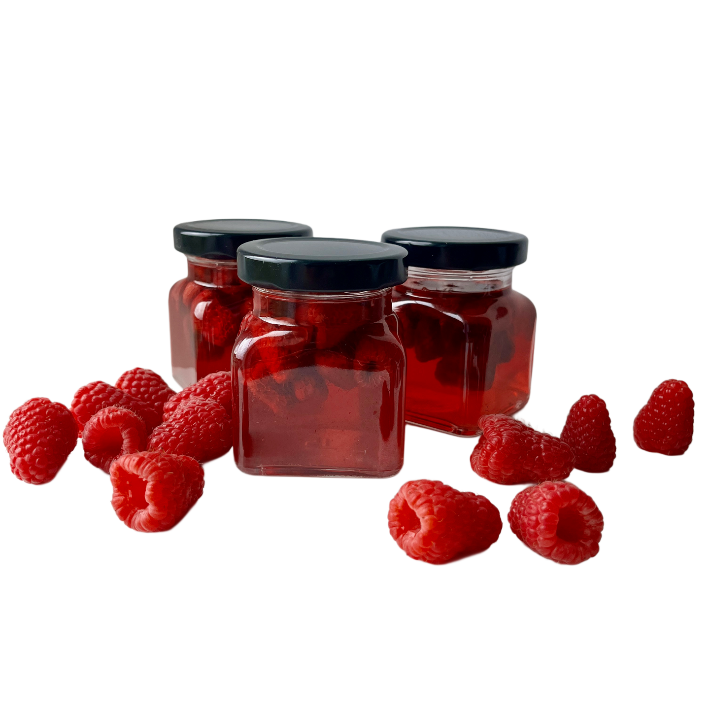 Całe maliny w syropie do herbaty 100 ml